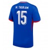 Herren Fußballbekleidung Frankreich Marcus Thuram #15 Heimtrikot EM 2024 Kurzarm